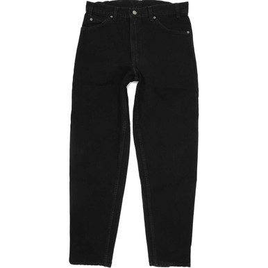 Levi's 550 Made in USA Black Tapered Relaxed Mom Jeans High