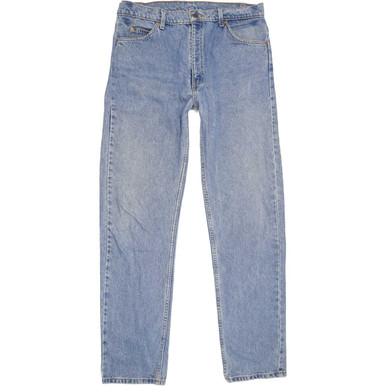 Levi's 505 Men Blue Straight Regular Jeans W36 L34 | Fabb Fashion