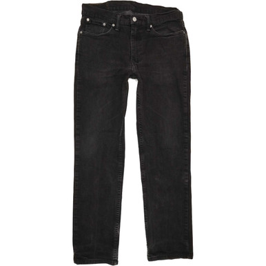 Levi's 514 Men Black Straight Slim Stretch Jeans W33 L31 | Fabb Fashion