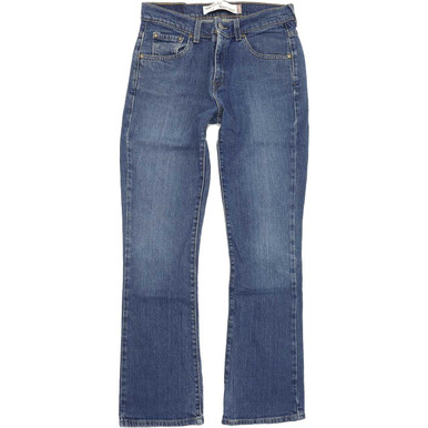 Levis 515 Bootcut Jeans Womens Size 8 Blue Denim Pants