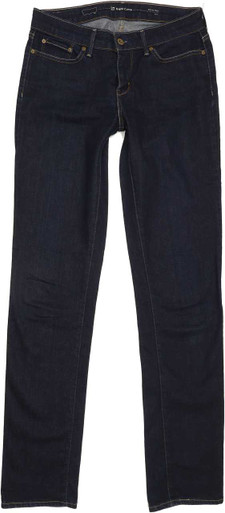 Levi's Slight Curve Women Black Straight Slim Stretch Jeans W27 L32