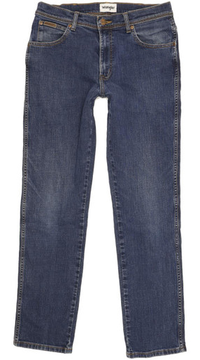 Wrangler Texas Men Blue Straight Slim Jeans W31 L32 (103526)