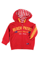 Kids Beach Patrol Hoodie (Red)