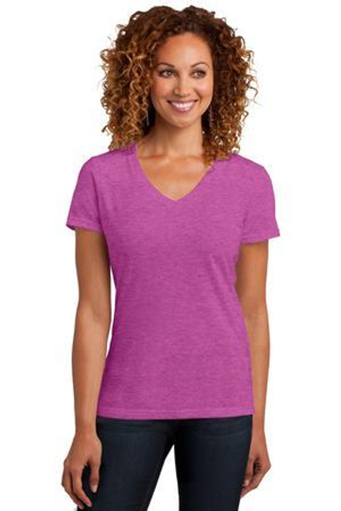 Ladies Perfect Blend V-Neck Tee