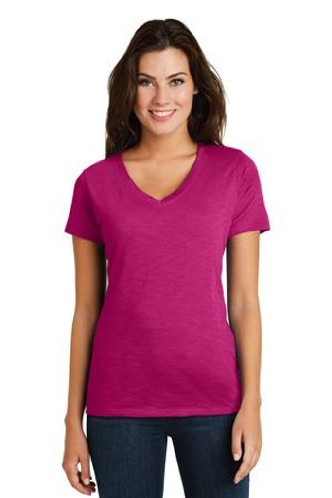 Ladies Super Slub V-Neck Tee