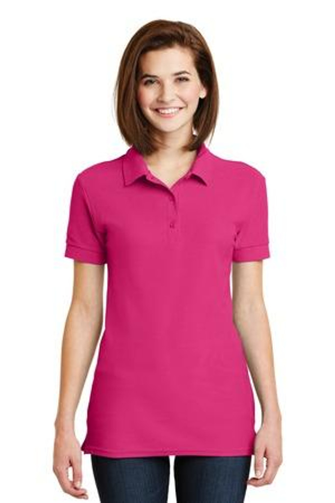 Ladies 66-Ounce 100% Double Pique Cotton Sport Shirt