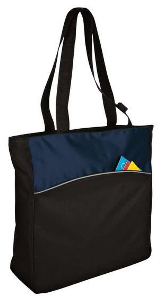 Two-Tone Colorblock Tote