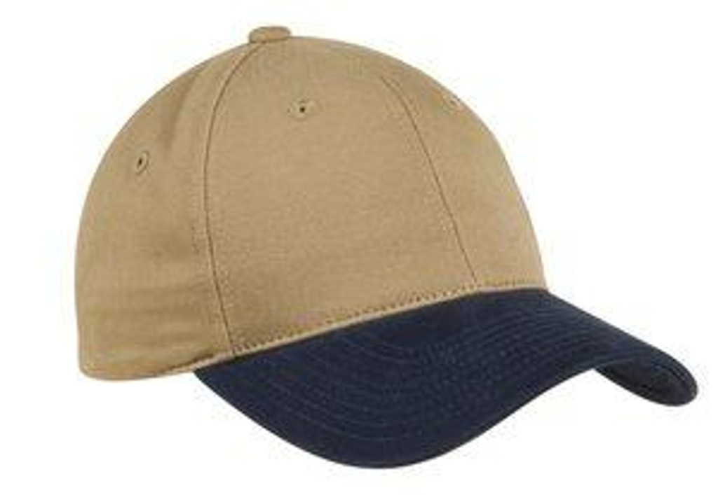 Two-Tone Brushed Twill Cap
