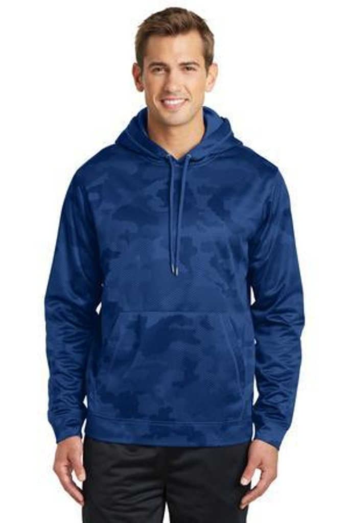 Sport-Wick CamoHex Fleece Hooded Pullover