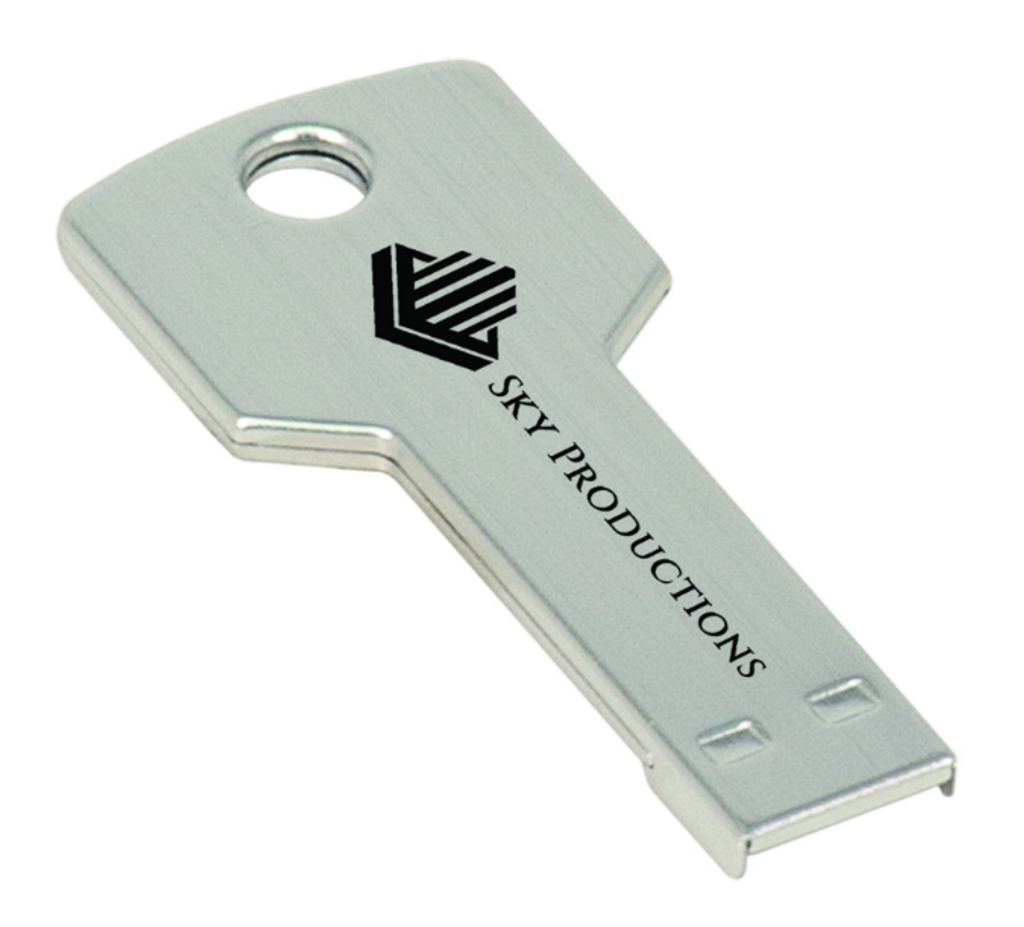 GB Silver Key USB Flash Drive