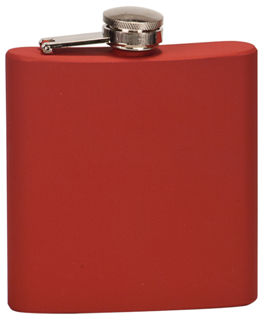 Matte Red Stainless Steel Flask