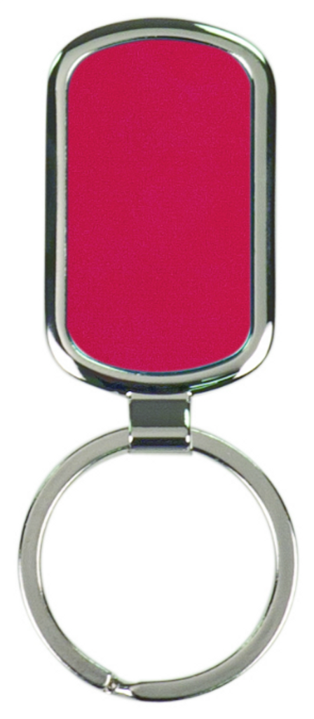 Large Red Rectangular Keychain