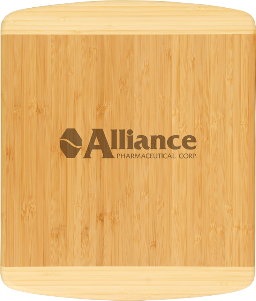 Genuine Bamboo Two-Tone Rectangle Cutting Board