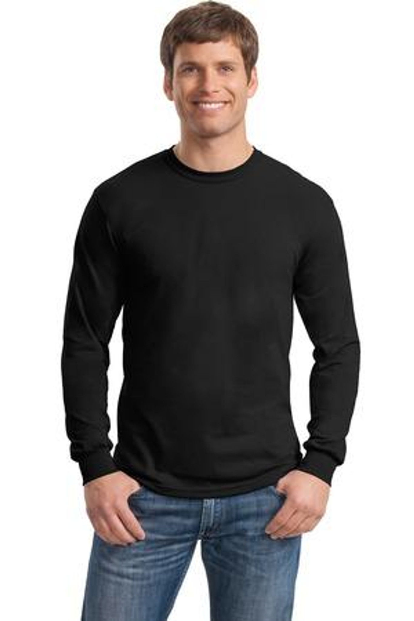 Heavy Cotton 100% Cotton Long Sleeve T-Shirt