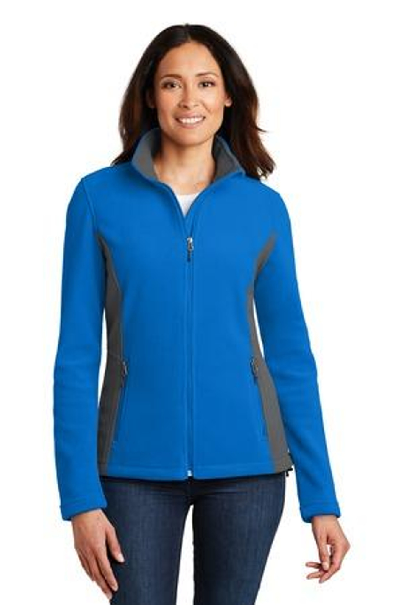 Ladies Colorblock Value Fleece Jacket - JB's Awards & Custom Apparel