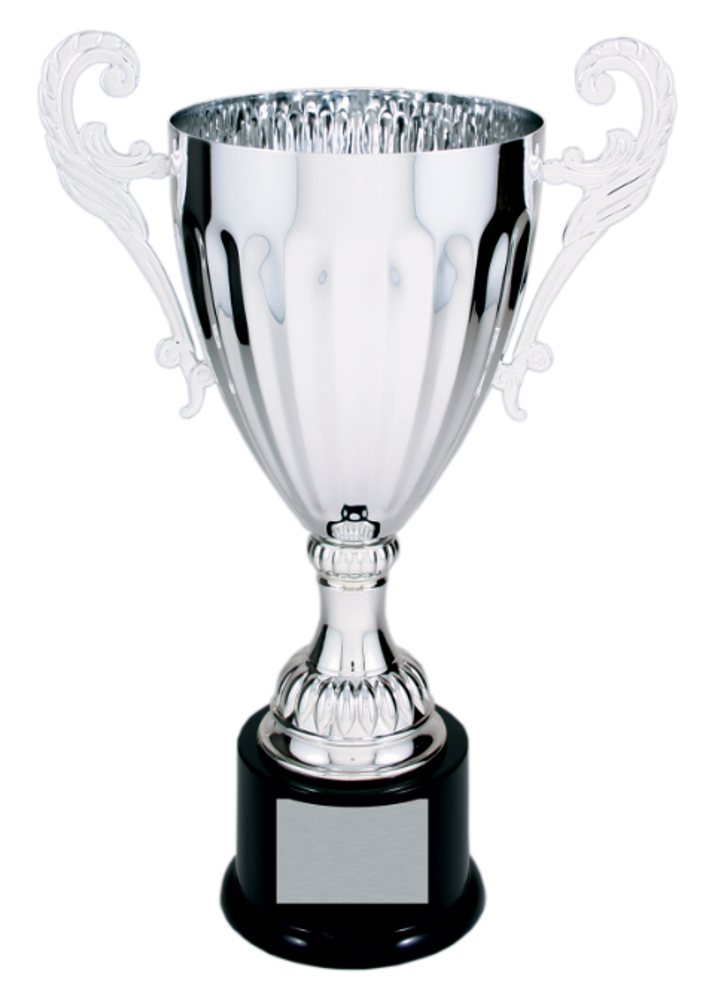 14 inch Silver Wine Cooler Trophy Cup on Black Perpetual Base-30 Small