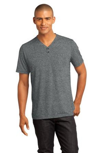 Mens Tri-Blend Short Sleeve Henley Tee