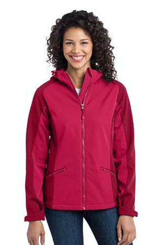 Ladies Gradient Hooded Soft Shell Jacket