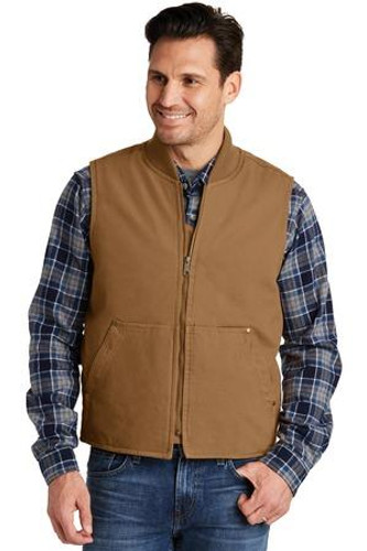 Washed Duck Cloth Vest