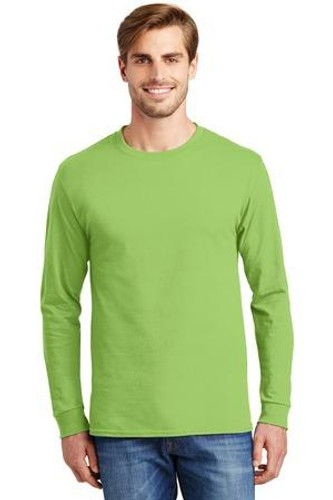 Tagless 100% Cotton Long Sleeve T-Shirt