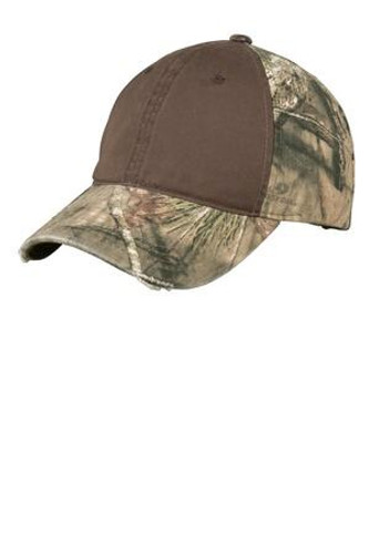 Camo Cap with Contrast Front Panel