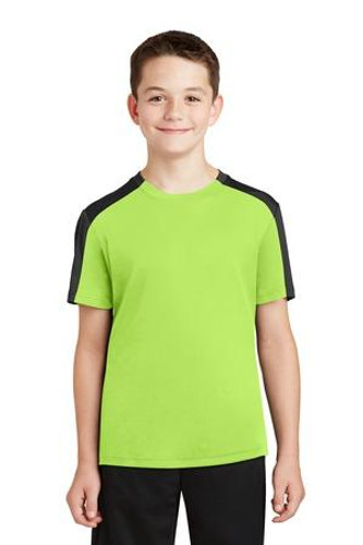 Youth  Competitor Sleeve-Blocked Tee