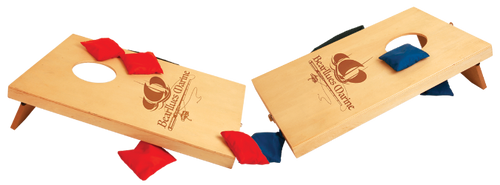 Wooden Mini Bag Toss Game with 8 Bags
