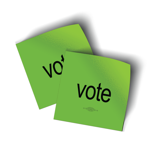 Brat Vote (3.5" x 3.5" Vinyl Sticker -- Pack of Two!) Brat Vote (3.5" x 3.5" Vinyl Sticker -- Pack of Two!)
