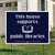 This House Supports Libraries (24" x 18" Coroplast Yard Sign)
