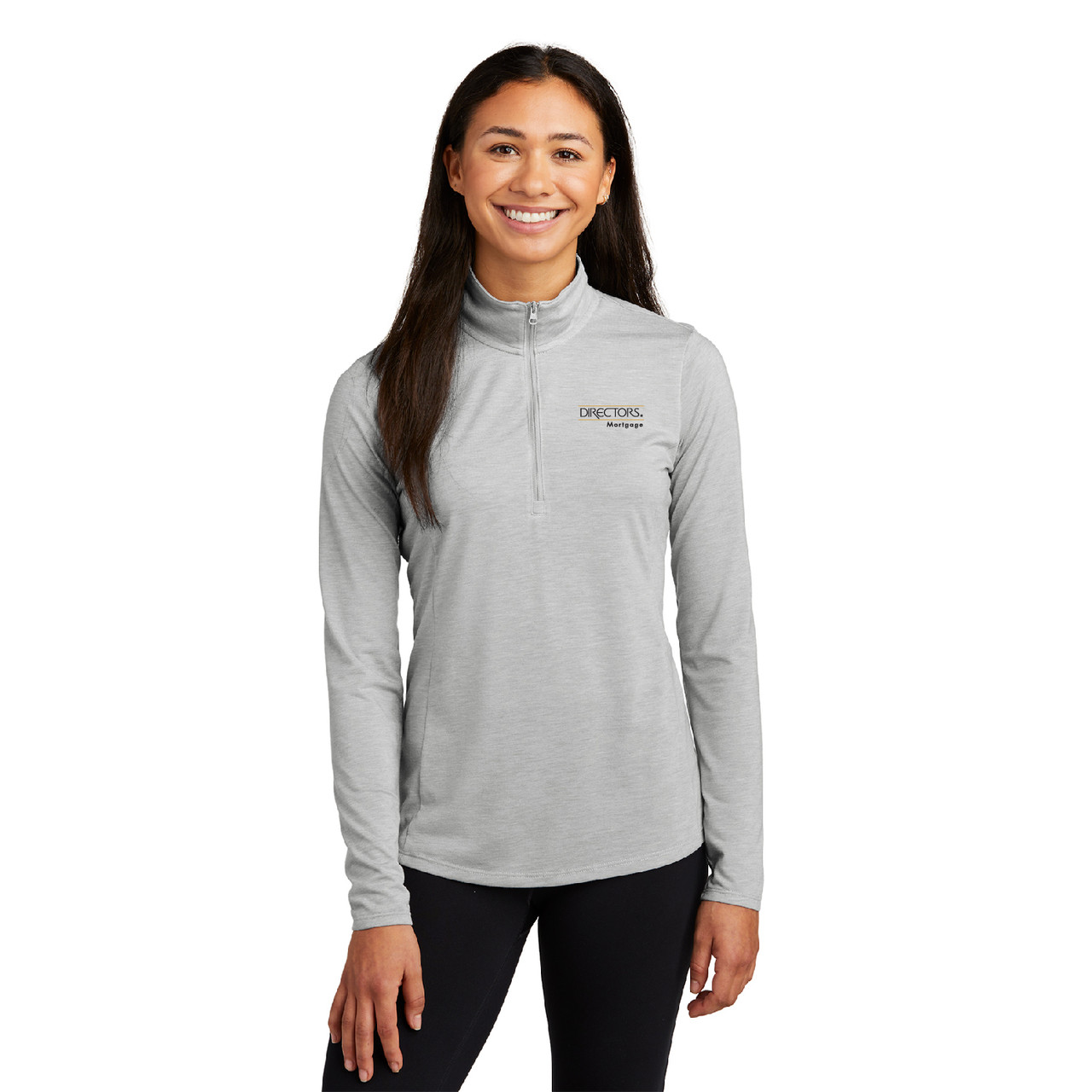 Quick Ship) Sport-Tek Ladies PosiCharge Tri-Blend Wicking 1/4-Zip