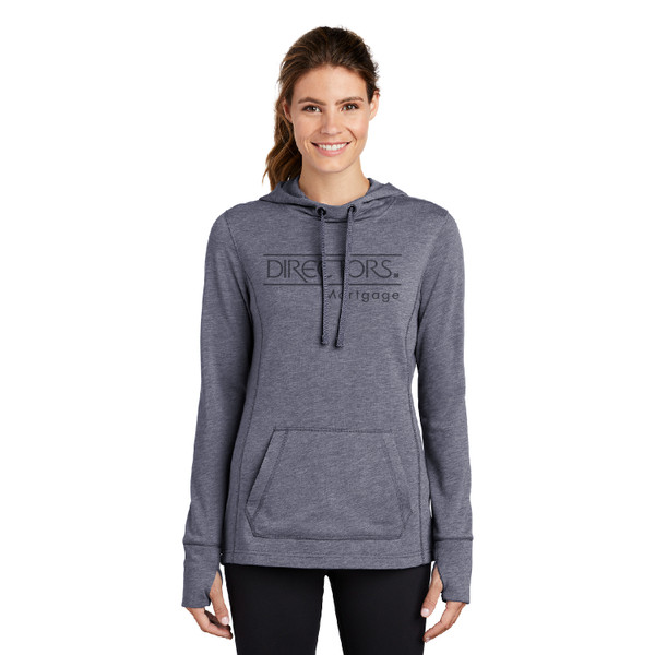 Sport-Tek Ladies PosiCharge Tri-Blend Wicking Fleece Hoodie (12 Minimum)