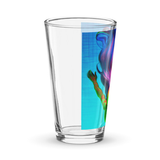 Goth Mermaid Shaker Pint Glass
