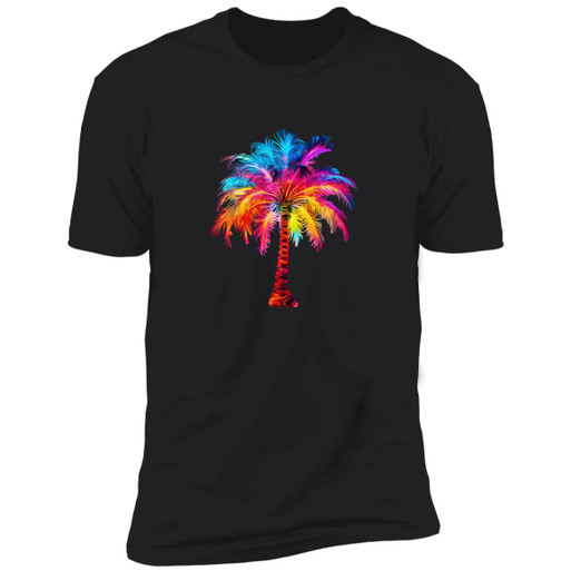 Tie Dye Palm Tree T-Shirt Tie Dye Palm Tree T-Shirt