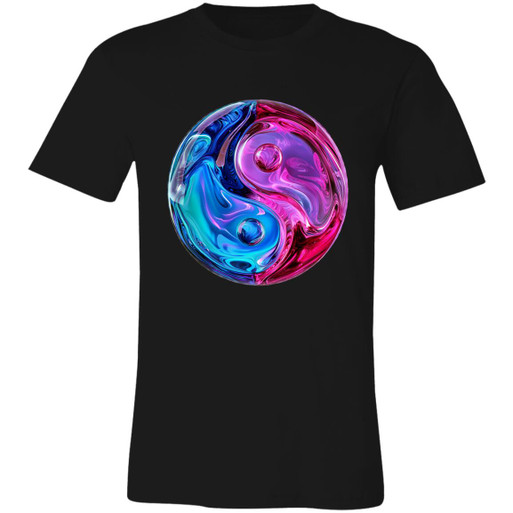 Trippy Ying Yang Unisex Jersey Short-Sleeve T-Shirt