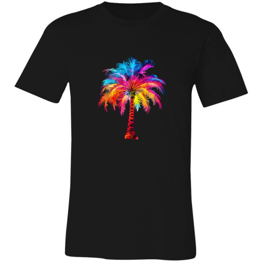 Tie Dye Palm Unisex Jersey Short-Sleeve T-Shirt Tie Dye Palm Unisex Jersey Short-Sleeve T-Shirt