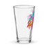 Tie Dye Palm Tree Shaker Pint Glass