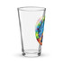 Tie Dye Peace Sign Shaker Pint Glass