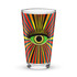 Psychedelic Eye Shaker Pint Glass