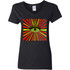 Psychedelic Eye Ladies V-Neck T-Shirt