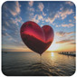 Heart Inflatable  Coaster
