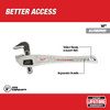 Milwaukee 48-22-7184: 14" Aluminum Offset Pipe Wrench