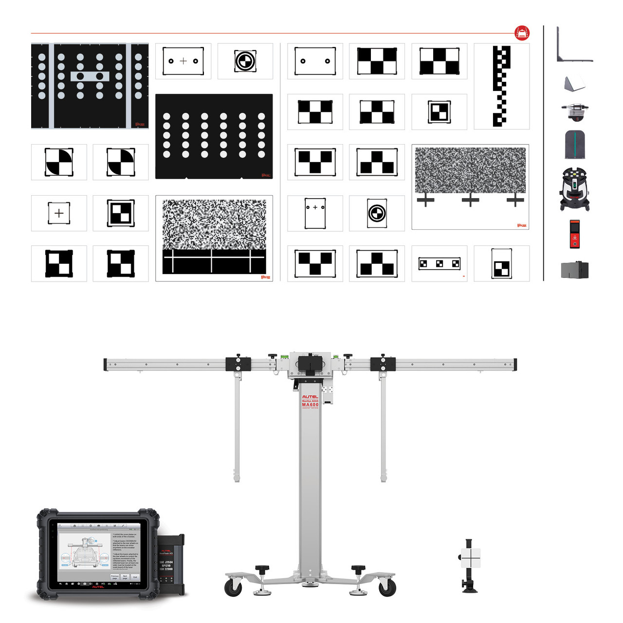 Autel MA60020T: Mobile Lane Departure Package 2.0T w/ MS909 Tablet