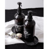 500ml Nordic PET Soap Bottle Brown Bathroom Shower Gel