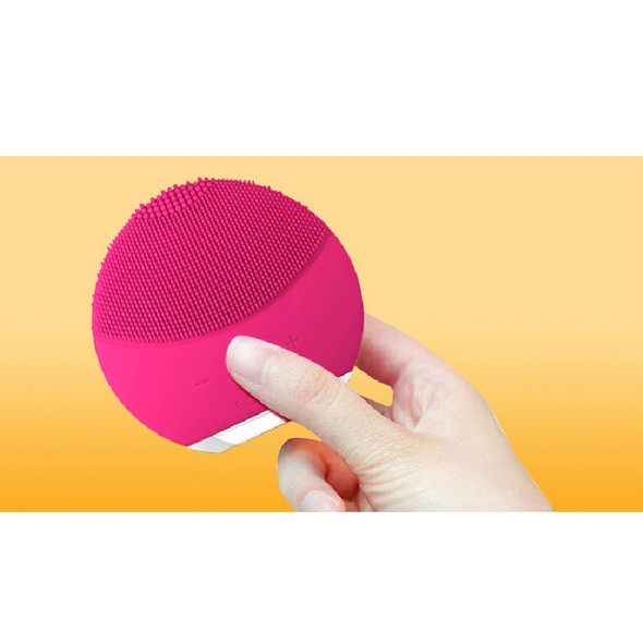 MINI Powered Facial Cleansing Brush Sonic Silicone Electric Cleanser