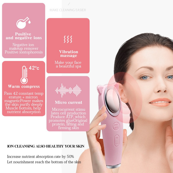 Skincare Electric Face Brushes Silicone Facial Cleansing Brush