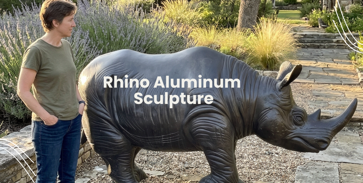 Why Rhino Aluminum Sculptures Are High-Impact Retail Products