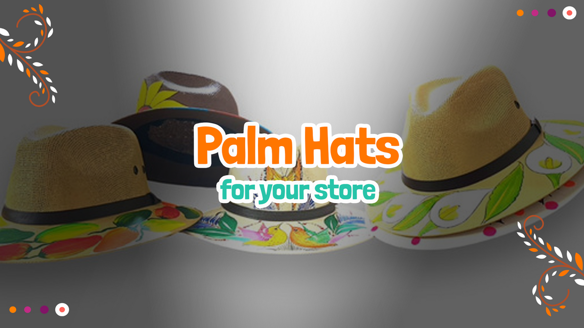 Creative Palm Hats: a unique choice for your store. 