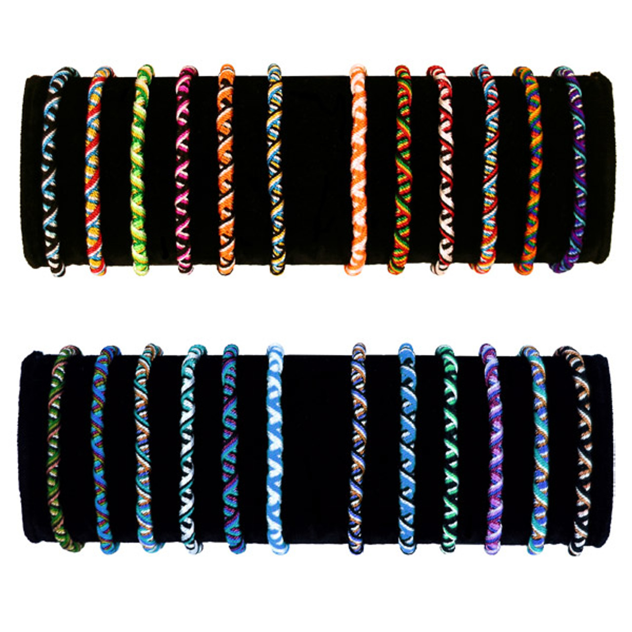  Friendship Bracelets designs adjustable yarn Handmade Wholesale  LOT 25 MIX From Peru : Arts, Crafts & Sewing