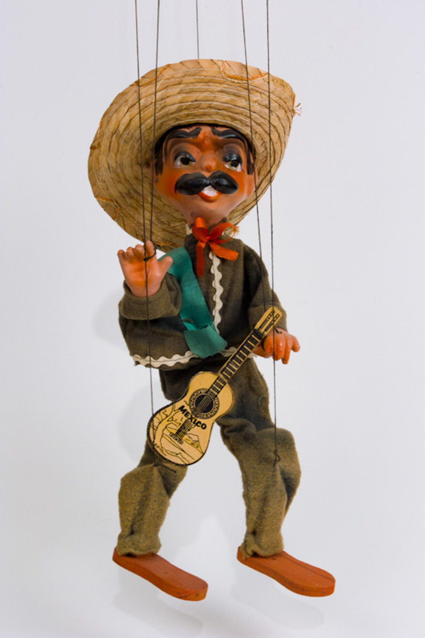 Authentic Hand Made Marionette Doll String Puppet Mexico 12 Dancer -  Sanyork Fair Trade