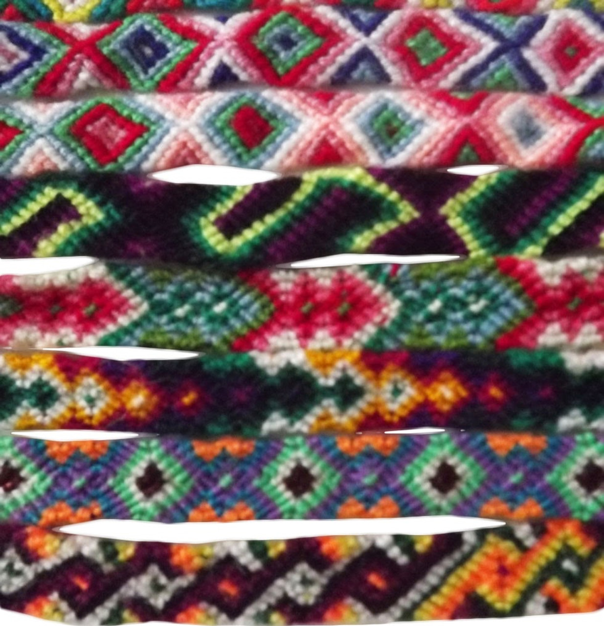 wool friendship bracelets